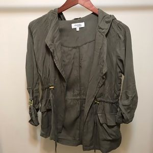 Charlotte Russe army green jacket/cardigan